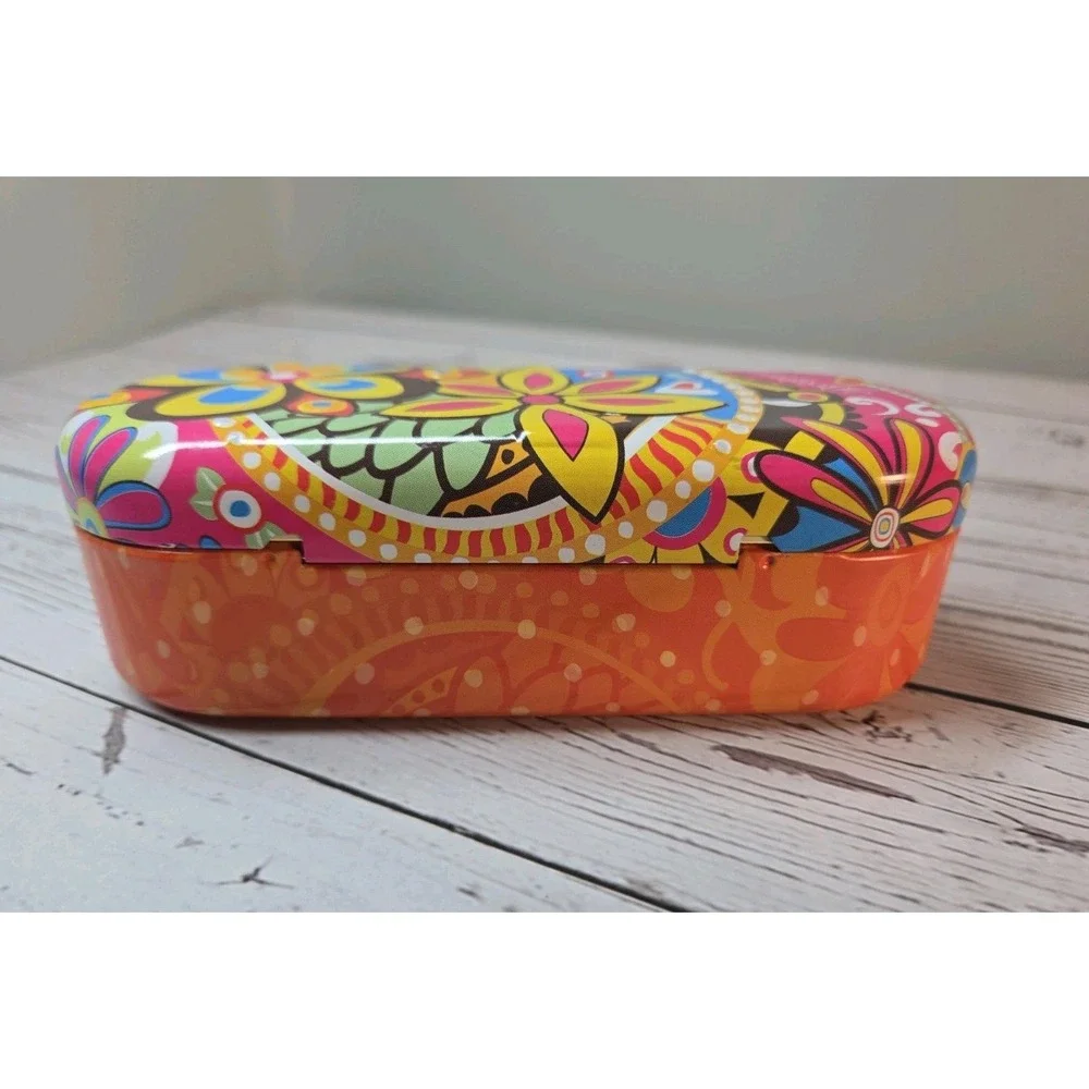 Brighton Floral Metal Eyeglasses / Sunglasses Case **CASE ONLY**